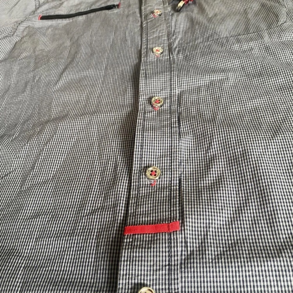 Men's Gray Button-Up Shirt CAVI M - Picture 3 of 7